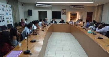 Os Vereadores se reuniram em Belém em audiência com o secretário de segurança publica o senhor Jeannot Jansem, cobrando uma resposta urgente
