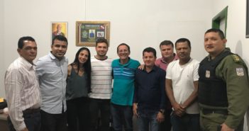 Reunião dos Vereadores com o Prefeito Municipal, Secretária do Meio Ambiente e Comandante da Policia Militar