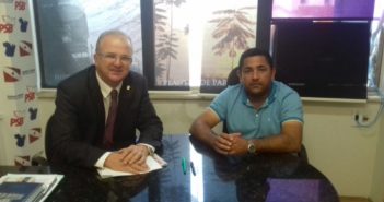 Presidente da Câmara Municipal em reunião com Deputado Estadual Sidney Rosa