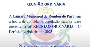 CONVITE – 16ª REUNIÃO ORDINÁRIA, 30/06/2025