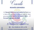 CONVITE – 26ª REUNIÃO ORDINÁRIA, 20/10/2025
